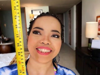 Tremendous tiny Thai teen exhibits man round