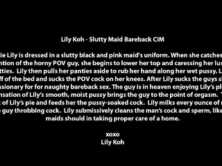 Beginner Thai teen maid cleans a cock