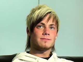 Blond emo twinks Bradley Bishop cums after masturbating solo