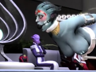 Cunning 3D Superwoman bounces up and down on a cock