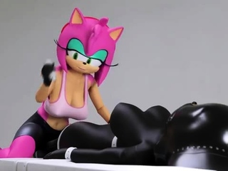 Femdom Amy denied Rouges’s Cum