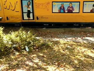 German blonde tattoo health slut picked up on avenue