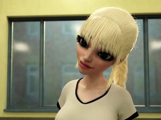 H0RSE Cock FUTA Fucks SHEMALE Instructor 3D