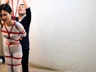 Novice fetish BDSM motion with redhead