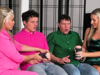 Robby and Rion swaps fucking their stepmoms