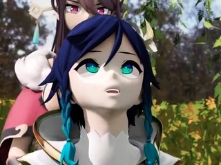 Sizzling 3D redhead licking a pussy whereas getting fucked