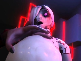 Two 3d cartoon cuties are prepared for his or her tub