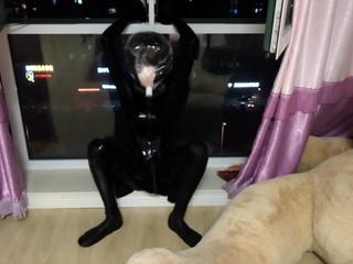 Beginner fetish BDSM motion with redhead