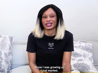 Black Beginner Tough Deepthroat And Anal Casting