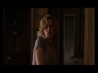 Elisabeth Shue sizzling displaying us her cleavage whereas making out