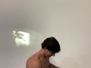 Newbie homosexual solo masturbation video