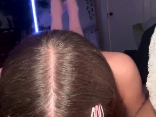 POV blowjob for an enormous cock from black thug