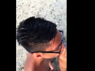 Seashore Head with Cum