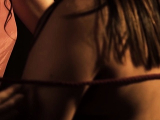 Trapped BDSM slut fucked by dominant man