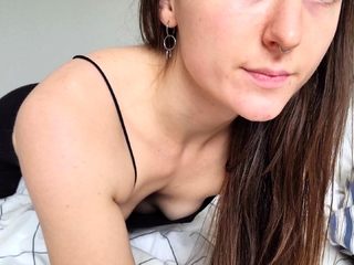 Actual newbie teen performs with toys as she masturbates