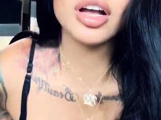 Chubby Brunette Large Boobs Dildo Masturbation