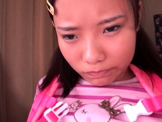 Japanese teen blowjob with creamy mustache