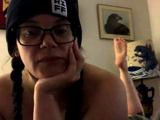 Newbie striptease and Solo masturbation