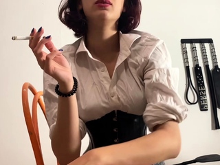 Novice blondie solo anal masturbation