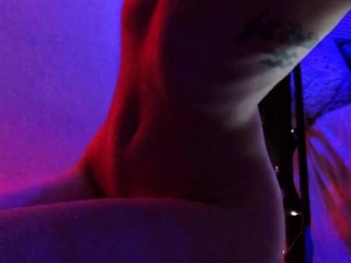 Novice striptease and Solo masturbation