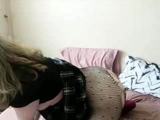 Soiled tranny webcam masturbation