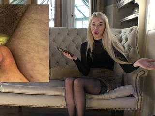 SPH femdom solo babe talks tough