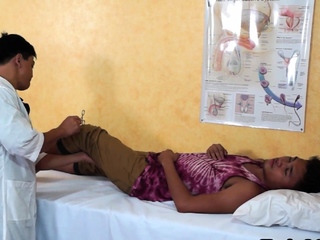 Asian twink anally examined by physician earlier than einlauf