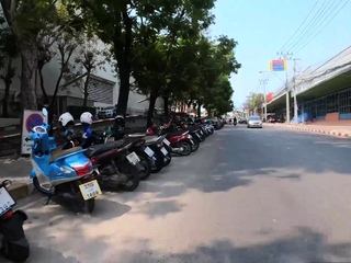 Beginner Thai teen picked up in a mall