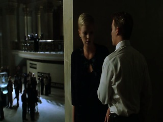 Charlize Theron seen nude as she having intercourse with a man, bu