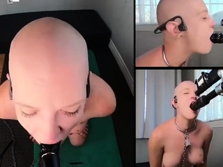 Massive boobed Memphis masturbates in a bodystocking