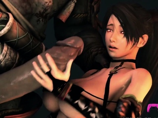 Monster Black Cock 3D HENTAI Cartoon Intercourse