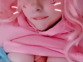 Nice Massive Boobs On Masturbating Redhead