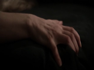 Sharon Stone first seen bottomless as a man goes down on