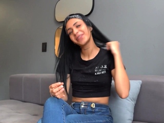 Tight Latina 18yo Halloween Casting Intercourse Tape