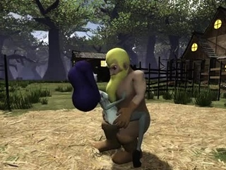 Cunning 3D Superwoman bounces up and down on a cock