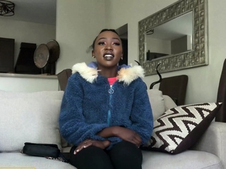 Slutty Black School Babe Loves It Tough